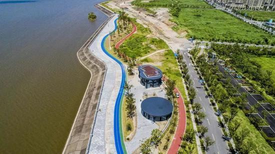 靖江公園塑膠跑步道